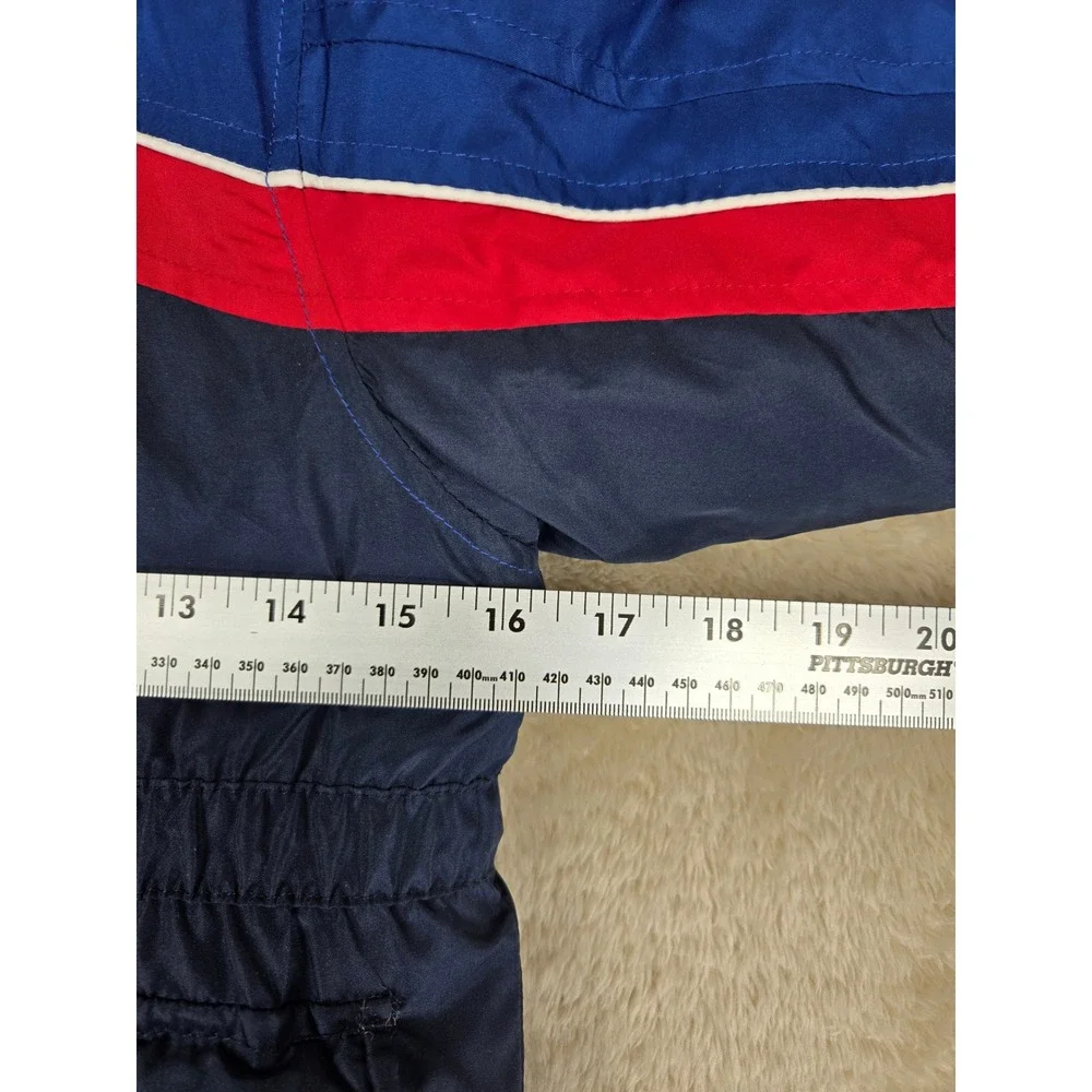 OshKosh B'gosh Kids Jacket Blue Red Color Block Puffer‎ Size M 5-6